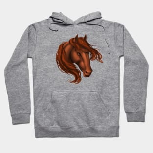 Horse Head - Sorrel Hoodie